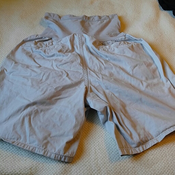 Kahki Maternity Shorts - Picture 2 of 5